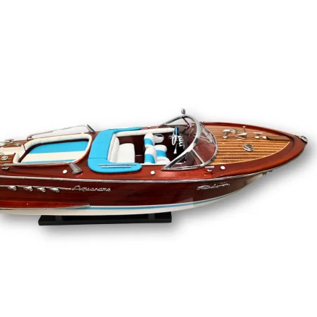 Super Riva Aquarama Lamborghini 50 cm – drewniany model luksusowej, włoskiej łodzi motorowej